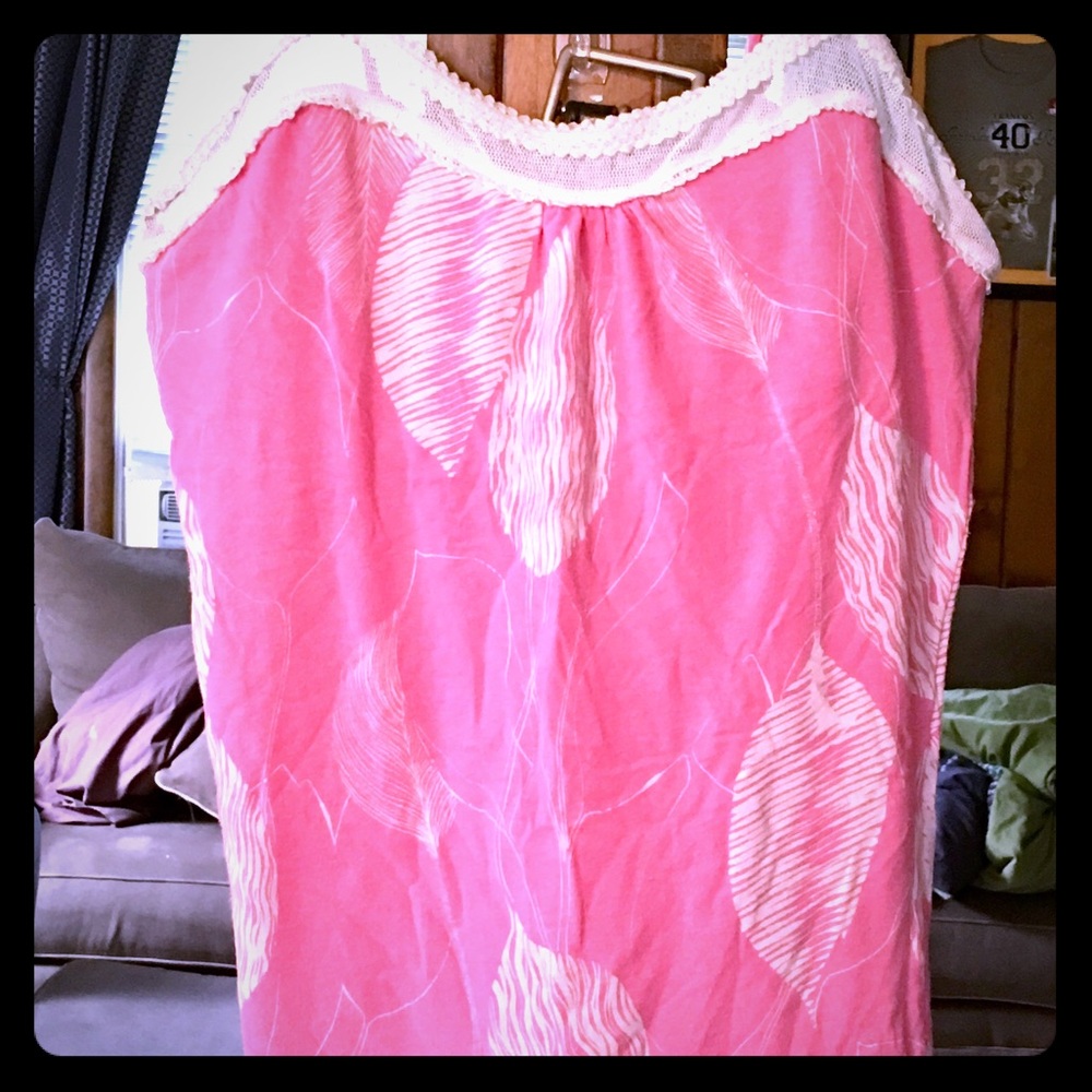 Pink and floral camisole